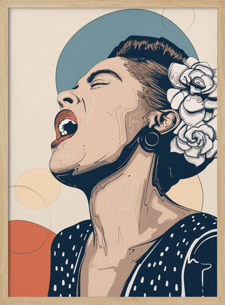 Billie Holiday Portrait Poster