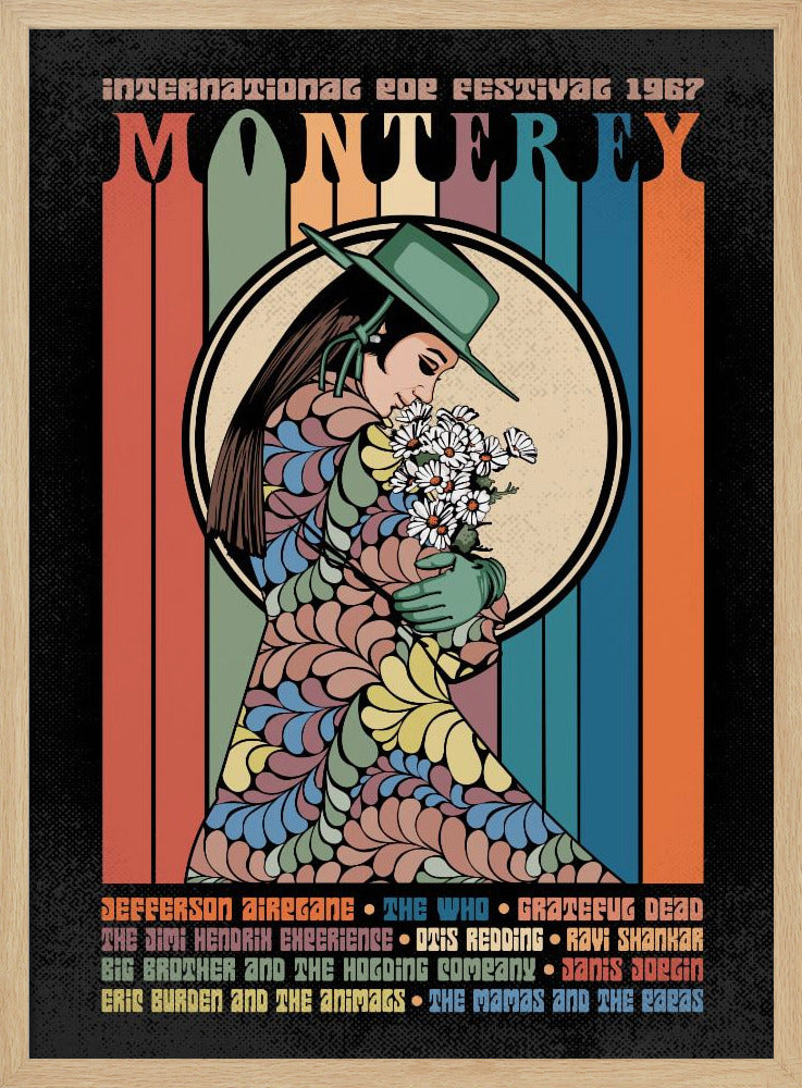 Monterey Pop Festival Poster