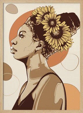 Nina Simone Portrait Poster