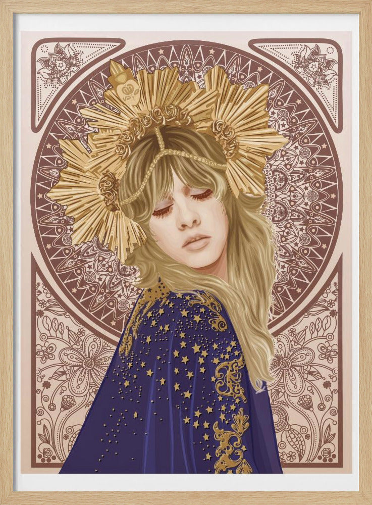 Stevie Nicks Mucha Poster