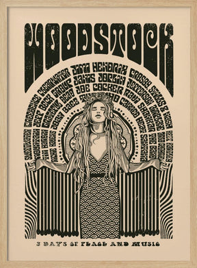 Woodstock Vintage Poster