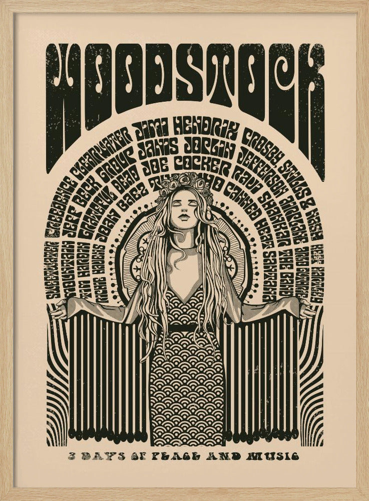 Woodstock Vintage Poster