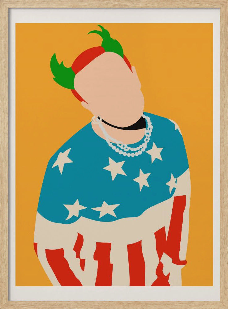 Keith Flint Minimalist Pop Art Poster