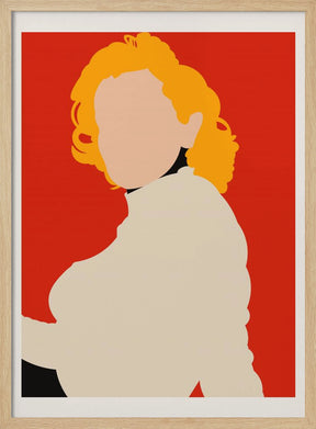 Marilyn Monroe Minimalist Pop Art Poster