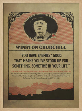 Churchill Print Poster