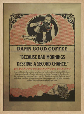 Barista Coffee Print Poster