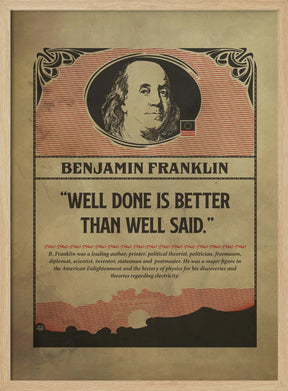 Franklin Print Poster