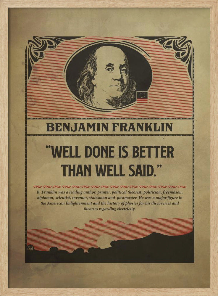 Franklin Print Poster