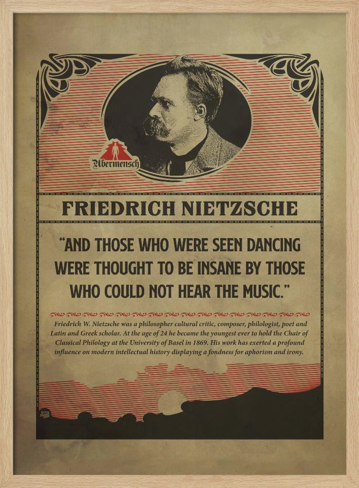 Nietzsche Poster Poster