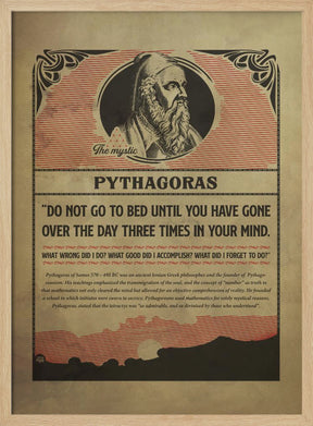 Pythagoras print Poster