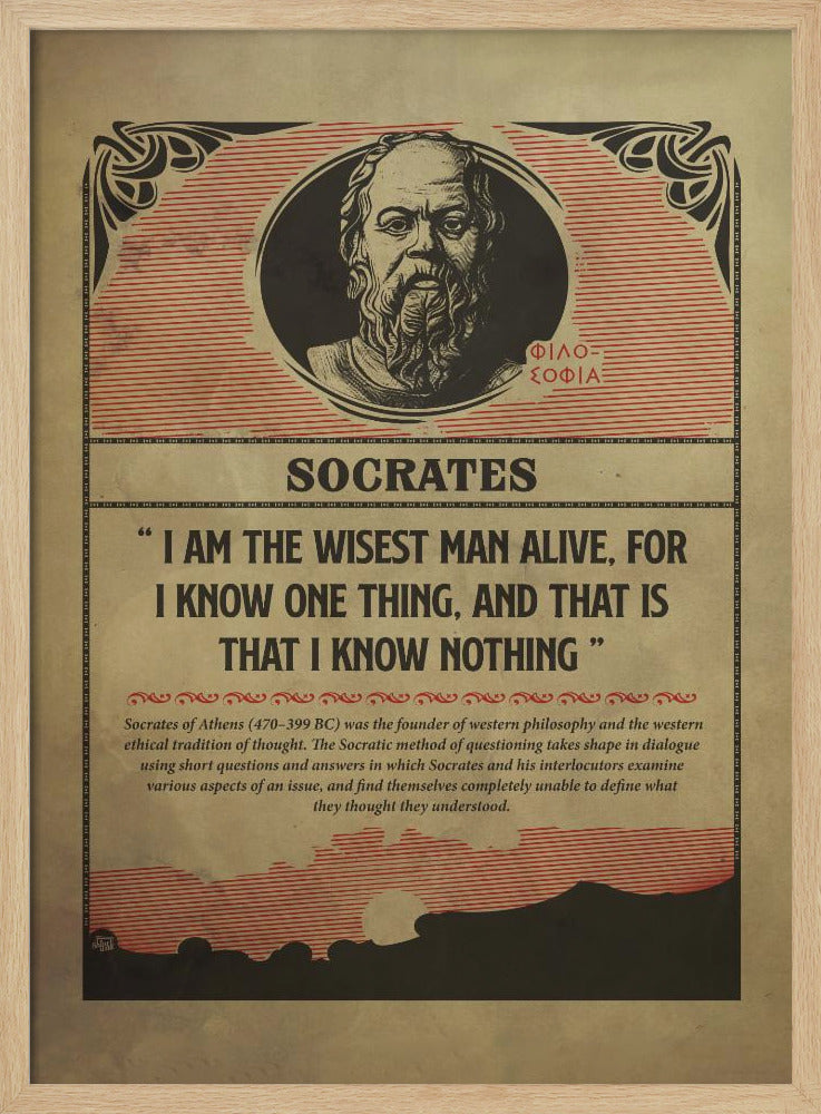 Socrates Print Poster