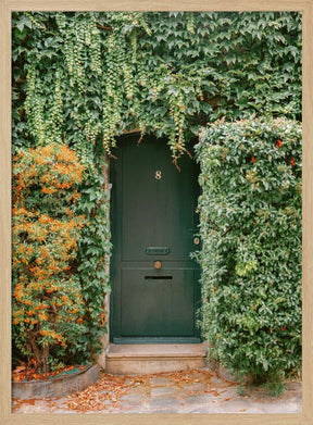 Ivy Covered House In Montmartre Paris Poster