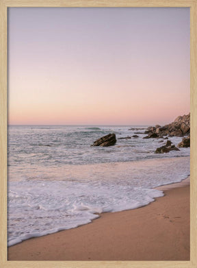 Pastel Portugal Coast Poster