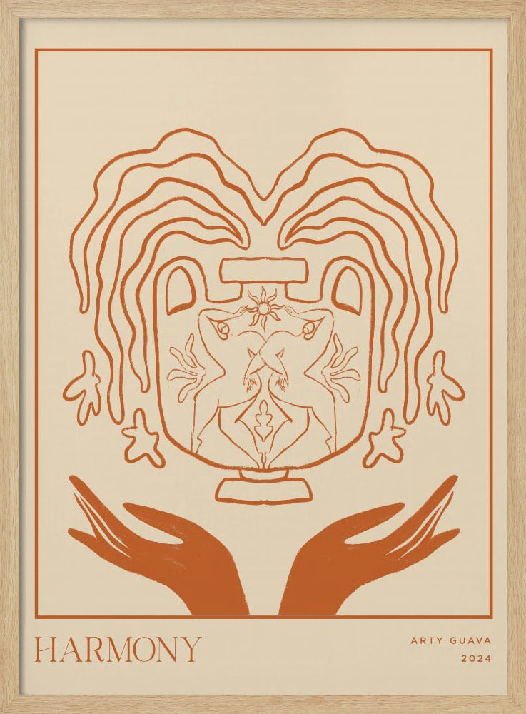 Vessel Collection : Harmony (LineArt) Poster