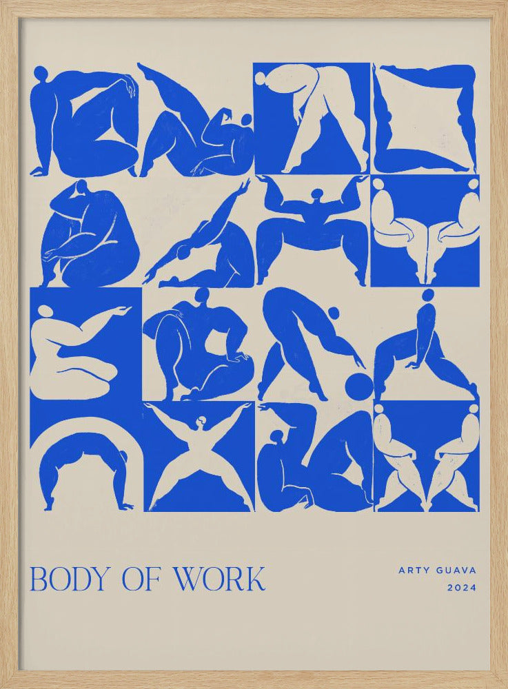 Body of Work (blue) Poster