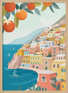 Positano Coast Italy Poster