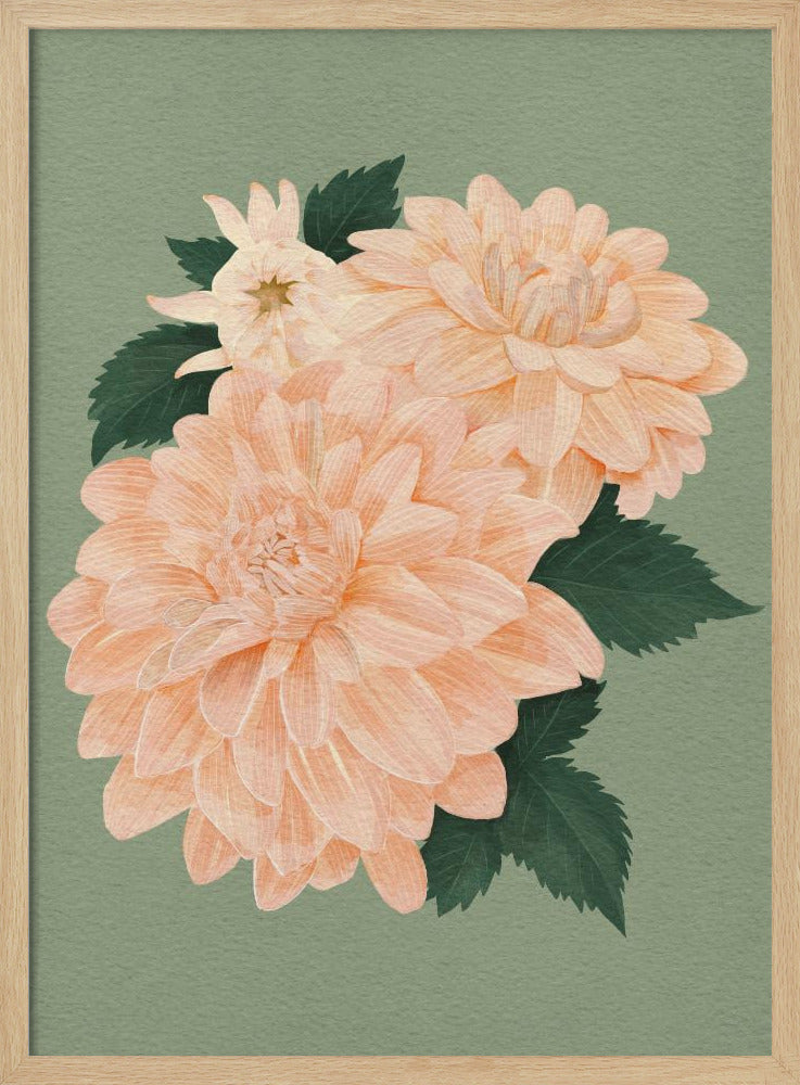 Aqua•real Canvas   Chiffon 2 Poster