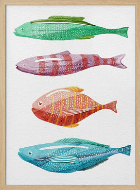 Colorful Fish Poster