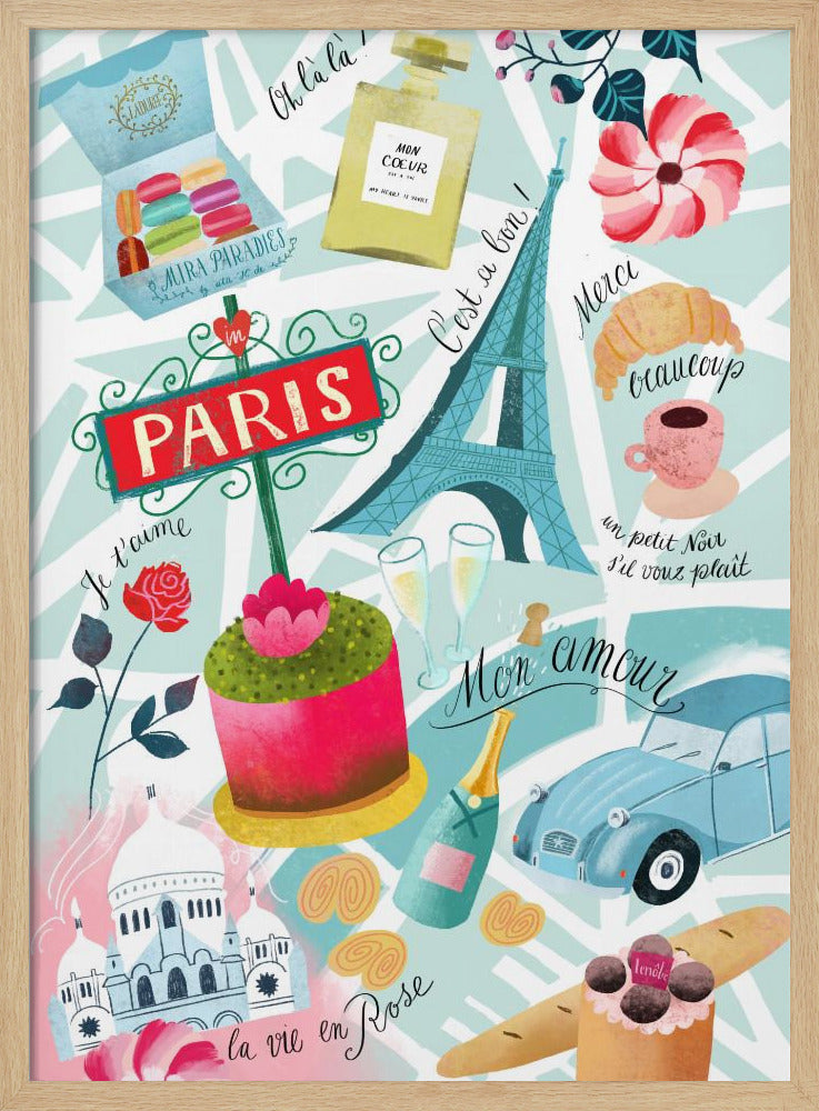 Paris Sucre Sacre Coeur Poster