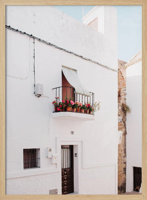 White Andalusia House Poster