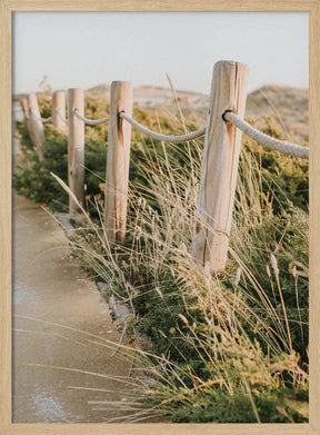 Beach Fence Poster