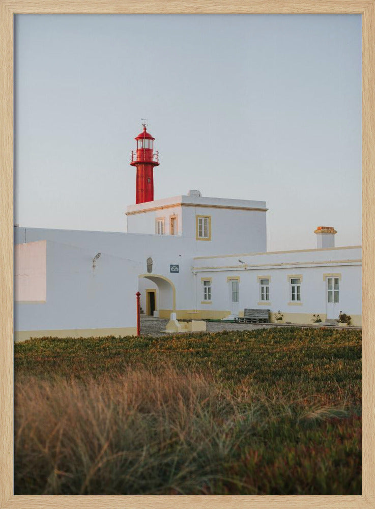 Red Lighthouse Poster