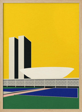 Congresso Nacional Brasilia Poster