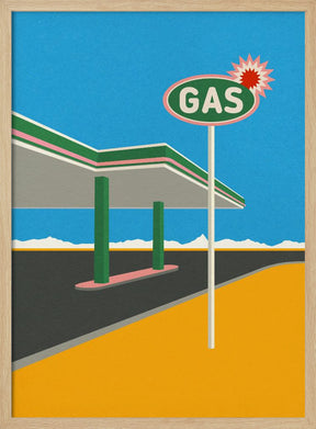 Spark Gas Station Poster