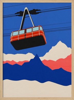 Ski Mountains Poster