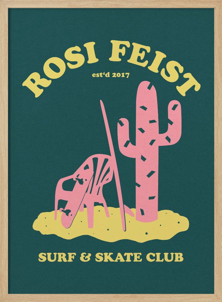 Rosi Feist Surf and Skate Club Poster