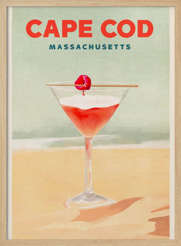 Cape Cod Cocktail Tall Poster Poster