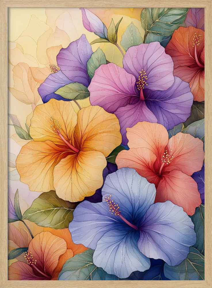 Magical Hibiscus Poster