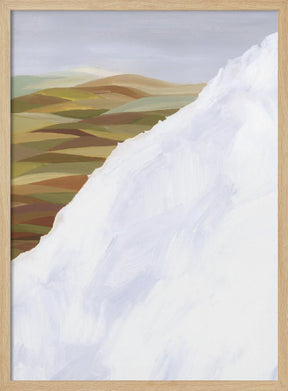 Landscape and snow Poster