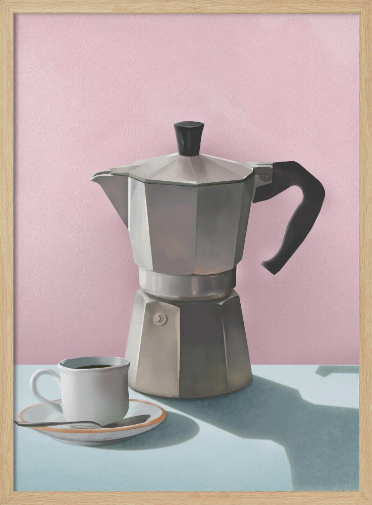 Moka Coffe Pot Poster