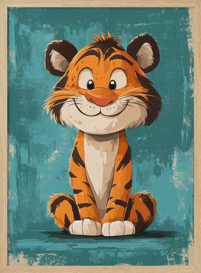 Happy Tiger Poster