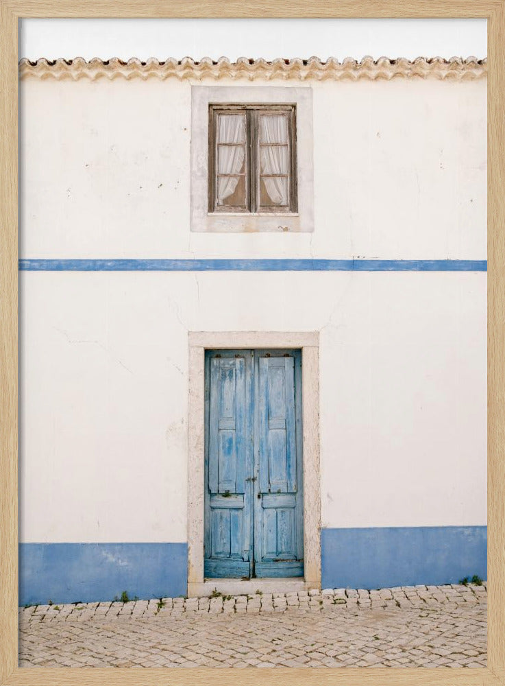 Ericeira Blue Door Poster