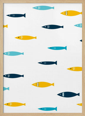 Colorful Sardines Poster