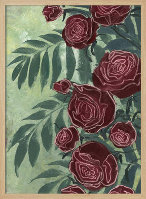 Ollien roses Poster