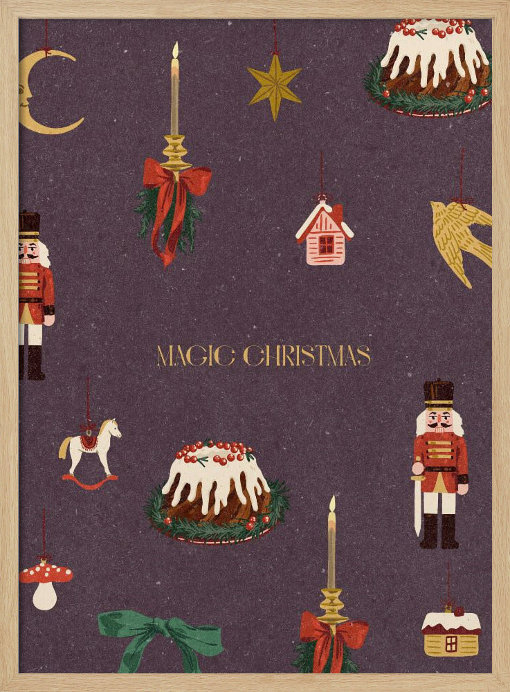 Cozy Christmas Things Poster
