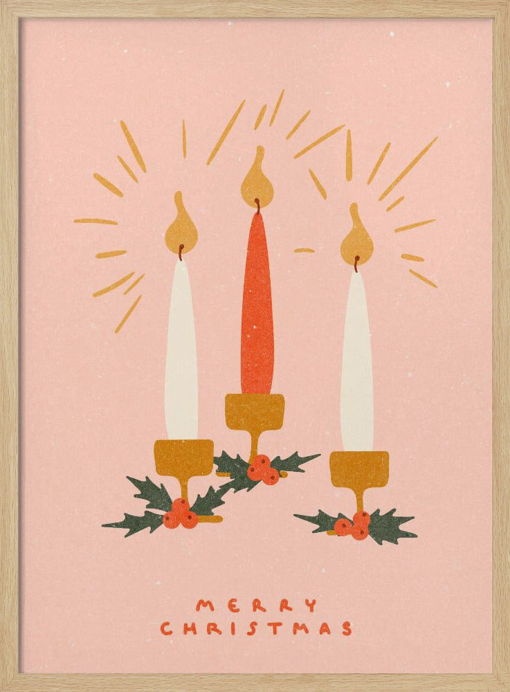 Christmas Candles Poster