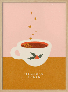 Mulled wine mug. Holiday Taste Poster