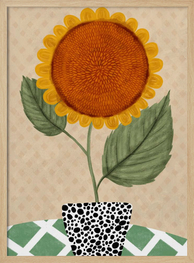 Sunflower Pot Poster