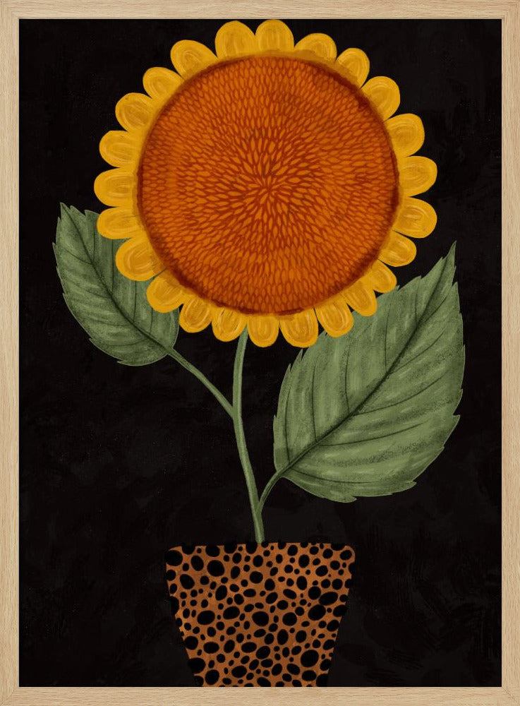 Sunflower Pot Poster