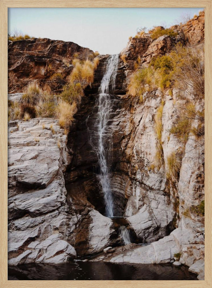 Ventana Canyon Waterfall Poster