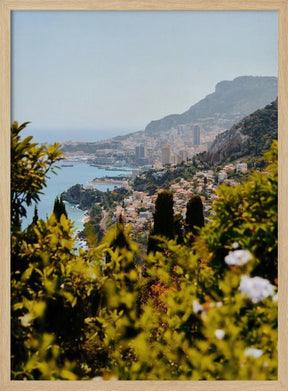 Monaco From Above Poster