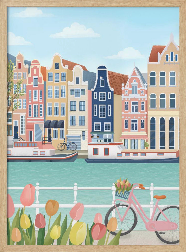 Amsterdam City Poster