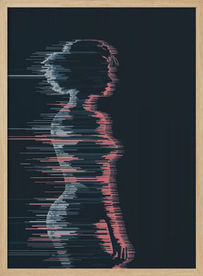 Pixel Distortion Poster