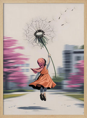 Dandelion Flight Poster