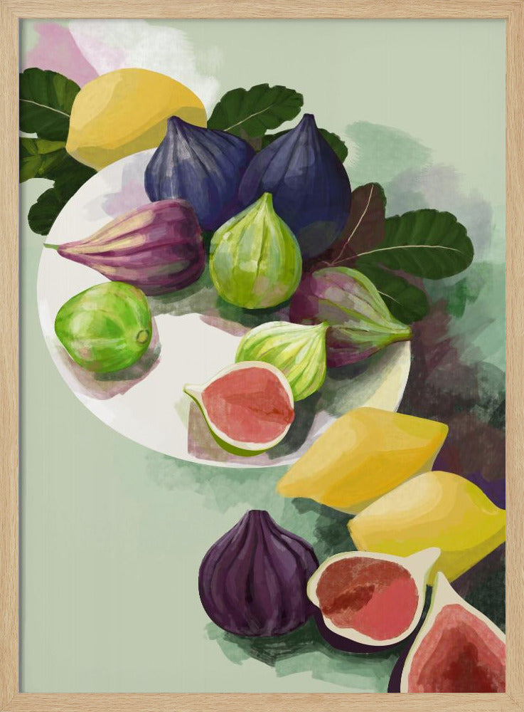 Figs and lemons Poster