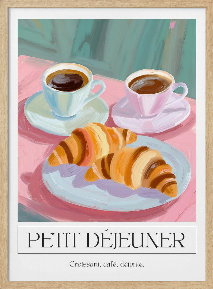 Petit dejeuner Poster